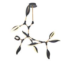 LED liustra ant stiebo ASTI 10xLED/7W/230V 3000K juoda