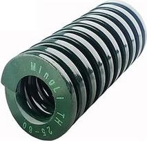Žalioji suspaudimo spyruoklė žaliai liejimo spyruoklei Legiruoto plieno suspaudimo spyruoklė Didelė apkrova OD 8 10 12 14 16 18 20 22 25 27 30 35 40mm Ilgis 20mm-100mm 1vnt (40mm (1vnt) 80mm