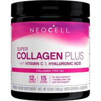 NEOCELL Super Collagen Plus with Vitamin C & Hyaluronic Acid - 195g