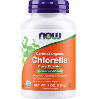 NOW Chlorella Pure Powder (ekologiški chlorella milteliai) - 113g