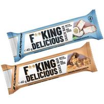 ALLNUTRITION F**king Delicious Snack Bar - 24x40g Karamelė/žemės riešutai
