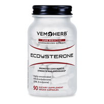 VEMOHERB Ecdysterone (paprastojo rapontiko šaknų ekstraktas) - 90 kaps.