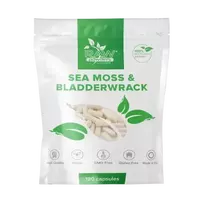 RAW POWDERS Sea Moss & Bladderwrack - 180 kaps.