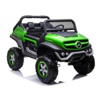 Elektromobilis MERCEDES UNIMOG 12V14Ah 4x4, Žalias