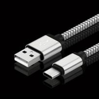 60W greito įkrovimo USB C laidas, Baltas