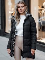Moteriška dvipusė juoda striukė Brezi