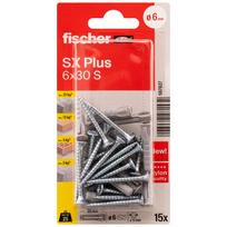 Kaiščiai FISCHER SX Plus S 6x30 mm, 15 vnt.