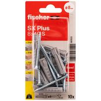 Kaiščiai su varžtais FISCHER SX Plus S 8x40 mm, 10 vnt.