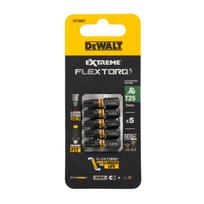 Sukimo antgaliukai FLEXTORQ T25 25 mm, DeWALT, 5 vnt.