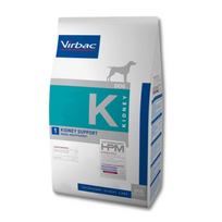 Virbac Veterinary HPM K1 Kidney Support Dog sausas pašaras šunims inkstų funkcijos gerinimui - 3 kg