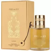 Universalus, patrauklus ir paslaptingas aromatas Lattafa Fire On Ice Eau De Parfum 110 ml
