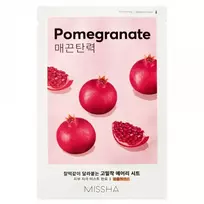 MISSHA Airy Fit Sheet Mask Pomegranate lakštinė veido kaukė su granatais  19 g