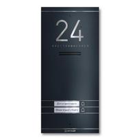 Metzler ADM10 audio domofonas | 2 skambučio mygtukai | RAL 7016 Antracitas | Kai