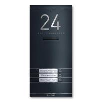Metzler ADM10 audio domofonas | 3 skambučio mygtukai | RAL 7016 Antracitas| Kai