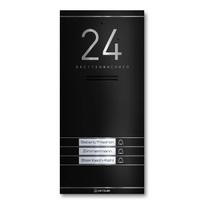 Metzler ADM10 audio domofonas | 3 skambučio mygtukai | RAL 9005 Juoda| Kai