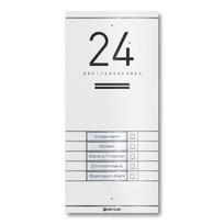 Metzler ADM10 audio domofonas | 5 skambučio mygtukai | RAL 9016 Balta | Kai