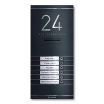 Metzler ADM10 audio domofonas | 6 skambučio mygtukai | RAL 7016 Antracitas | Kai