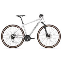 Rock Machine Maastikuratas Crossride 300 Gloss Silver/Black/Grey (Wheel size: 29 Frame size: L)