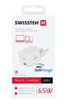Swissten GaN Travel Charger, USB-C, 65W