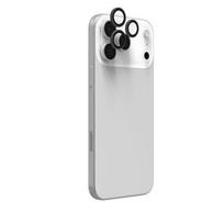 Zagg InvisibleShield Glass Elite (CameraRings) Lens Protection for Apple iPhone 17 Pro/17 Pro Max, 16 Pro/16 Pro Max, 15 Pro/15 Pro Max – Silver