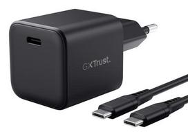 TRUST 26143 mobile device charger, portable gaming console, black, AC fast charging, indoor