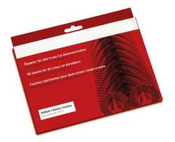 Ideal 9000631 paper shredder accessory, 18-piece lubricant sheets