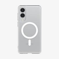 Spigen Ultra Hybrid (MagFit) Galaxy S25 Edge Case, Clear White