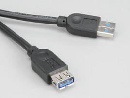Akasa USB 3.0 extension cable, 1.5 m, black