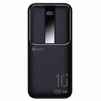 C-Tech BATCT1341 Power Bank, Lithium Polymer (LiPo), 10000 mAh, Black