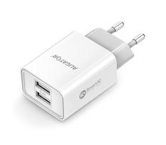 ALIGATOR CHA0039 mobile device charger, universal, white, AC fast charging, for indoor use