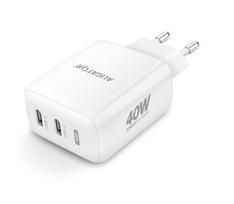 ALIGATOR Universal White AC Fast Charging Mobile Device Charger - Indoor