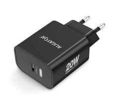 ALIGATOR Universal Black AC Fast Charging Mobile Device Charger - Indoor