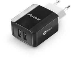 ALIGATOR Universal Black AC Fast Charging Mobile Device Charger, Indoor