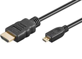 PremiumCord kphdmad5 HDMI cable, 5 m, HDMI Type A (Standard) to HDMI Type D (Micro), Black