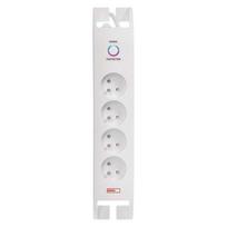 EMOS P54012 surge protector, Black, 4 AC outlet(s), 230 V, 2 m