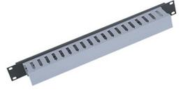 Triton 19-panel, 1U rack with cable management, single