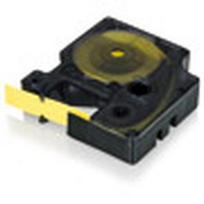DYMO Rhino Industrial Heat-Shrink Cable Label Tubes | 6mm x 1.5m | Black Print on White | Compatible with Rhino Label Makers