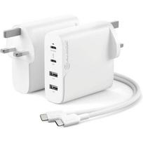 USB įkroviklis - ALOGIC - 100W - 4 prievadai - GaN technologija - Kompaktiškas ir galingas