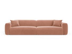 Keturvietė sofa Micadoni Strino, Pink