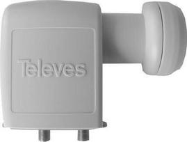 Išmaniojo (Smart TV) ir televizoriaus priedas LNB Twin - Universalus - 2 Išėjimai - Dažnių juosta 10.70/12.75 GHz - Temperatūra -30°C iki 60°C