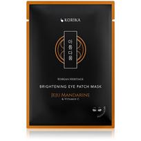 KORIKA Korean Heritage šviesinamoji bioceliuliozės akių pleistrų kaukė – Jeju mandarinai ir vitaminas C (2 vnt.)