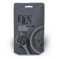 ELEN COSMETICS Juodo molio kaukė su aktyvuota anglimi ir alaviju, 40 g