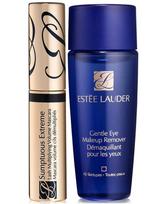 Estée Lauder Extreme Lashes rinkinys – Sumptuous Extreme vandeniui atsparus blakstienų tušas & švelnus akių makiažo valiklis