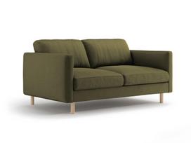 Dvivietė sofa Micadoni Eden, Moss Green Melange