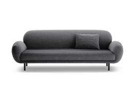 Trivietė sofa Micadoni Poppy, Dark Grey