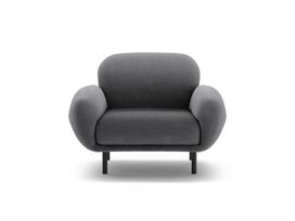 Fotelis krėslas Micadoni Poppy, Dark Grey