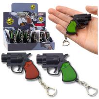 Mini pistoletas revolveris su šviesos efektais, 6.5 cm (1 vnt.)