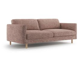 Keturvietė sofa Micadoni Eden, Pink Melange
