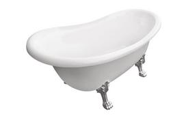 Vonia Besco Otylia 160, White+Chrome (be sifono, be persipylimo skylės)