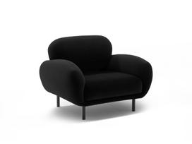 Fotelis krėslas Micadoni Poppy, Black